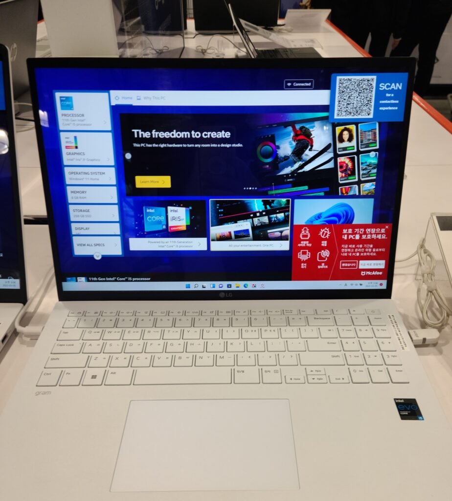 LG 그램 16인치 LG GRAM 16Z95P 사무용 노트북 추천 2022