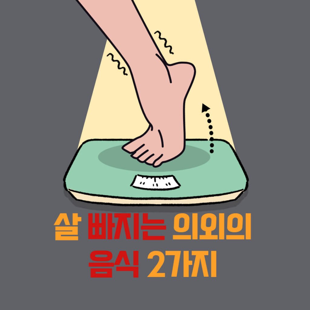 살 빠지는 음식