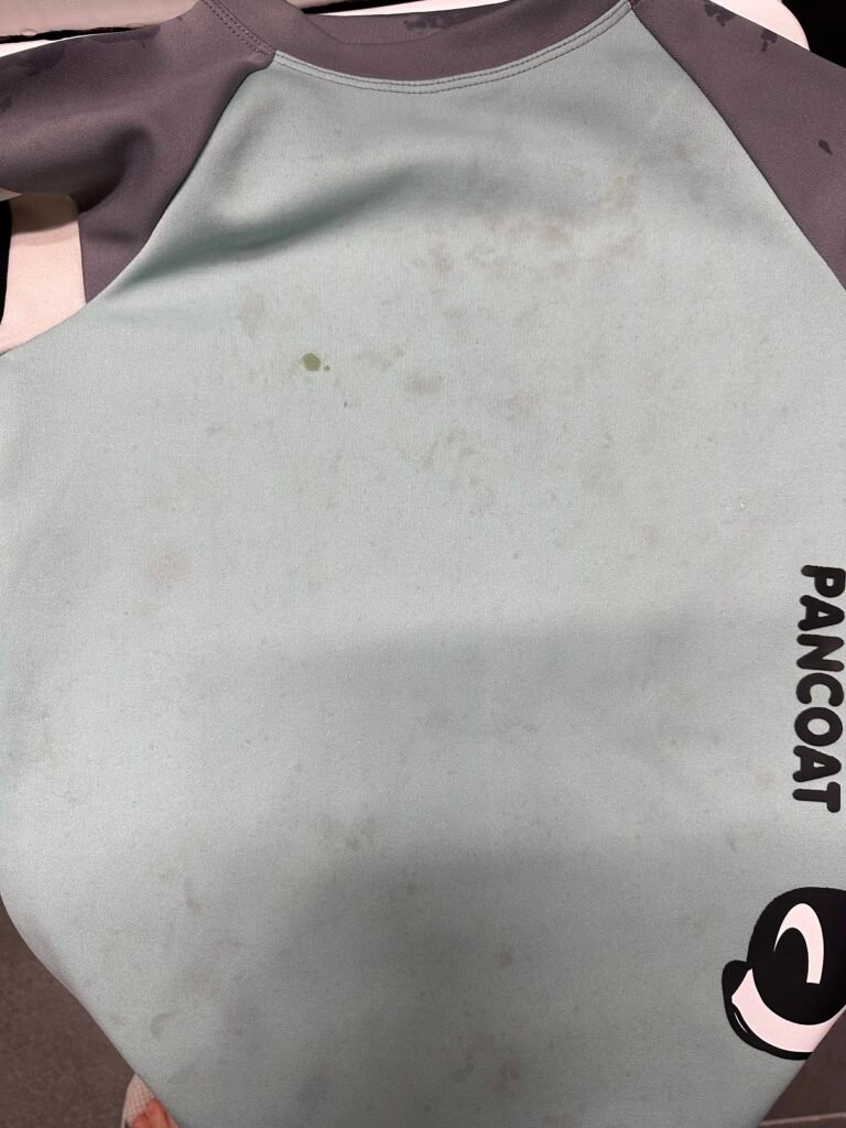 옷 얼룩 있는 그림