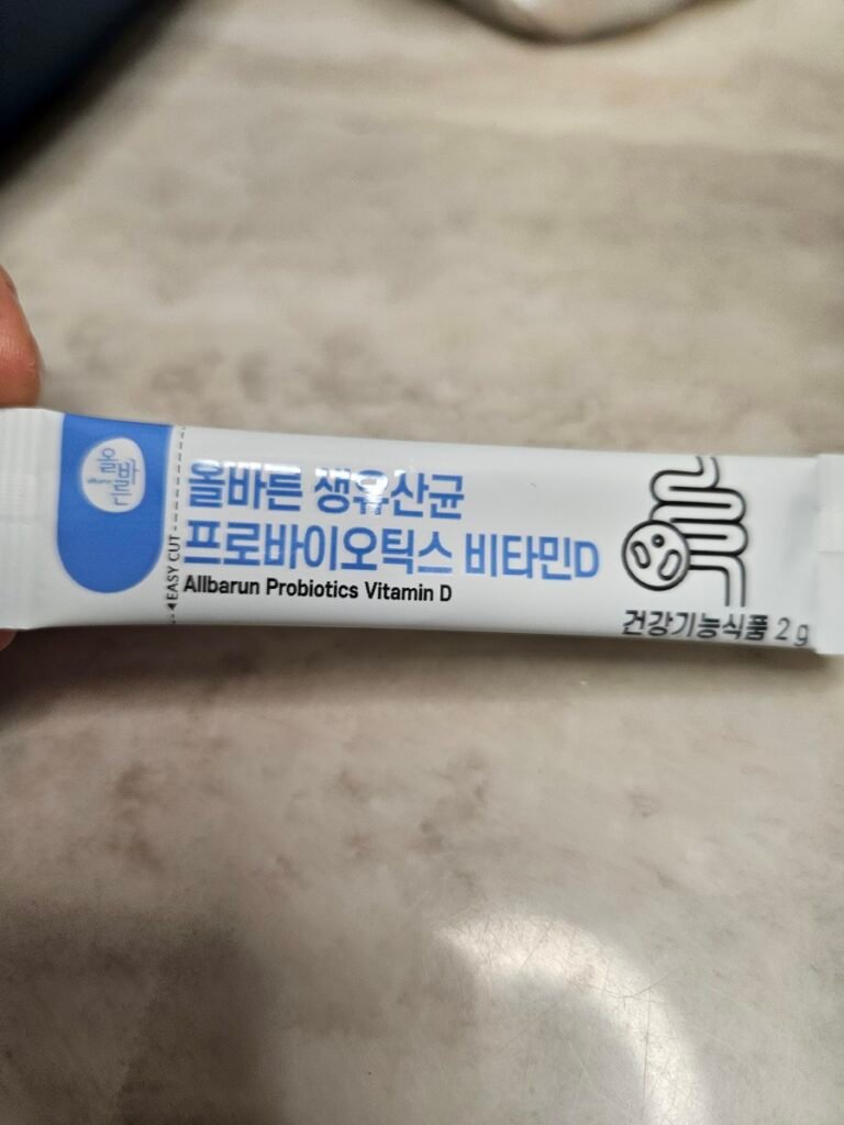 올바른 생유산균