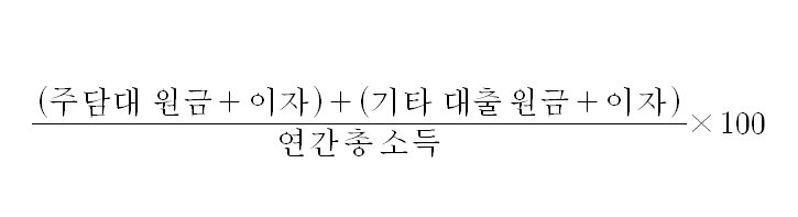 신생아 특례대출 DSR 계산