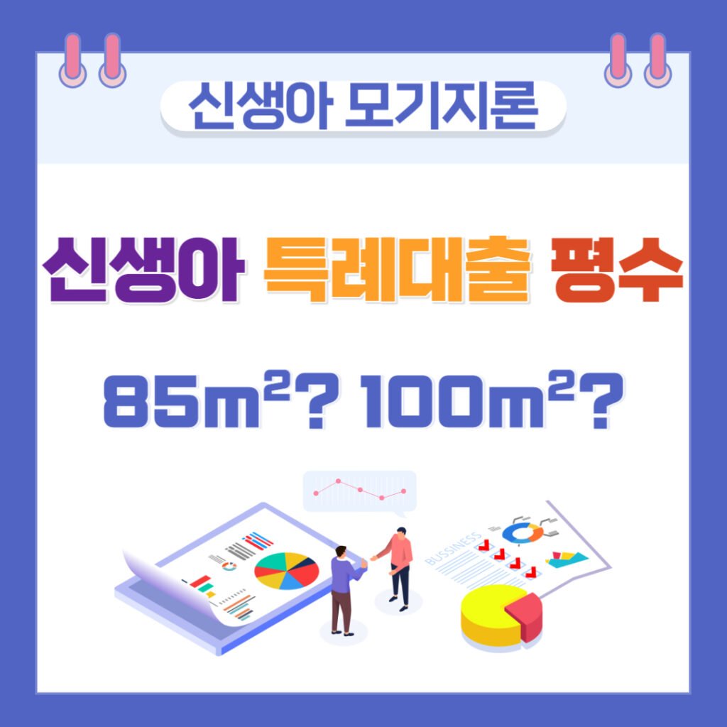 신생아 특례대출 평수