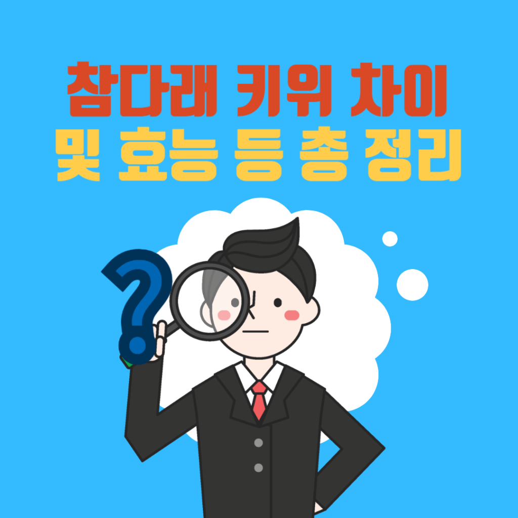 참다래 키위 차이 및 효능 영어로 표기 등 총 정리