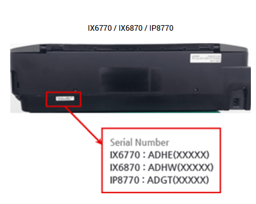 캐논 IX6770 모델