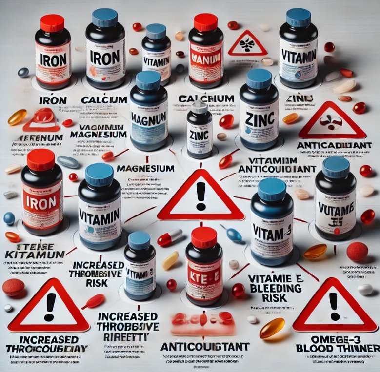 같이 먹으면 안 되는 영양제
