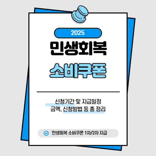 2025 민생회복 소비쿠폰 1차